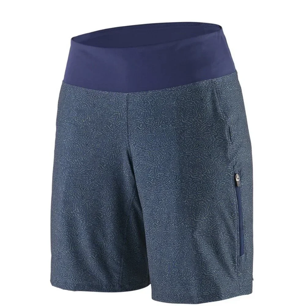 $47 Women's Tyrolean Bike Shorts 9½" Journeys: Sound Blue Size 6 - Picture 1 of 6
